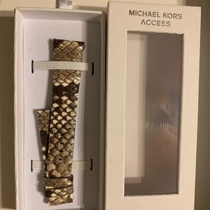 Michael kors Bradshaw snakeskin watch strap